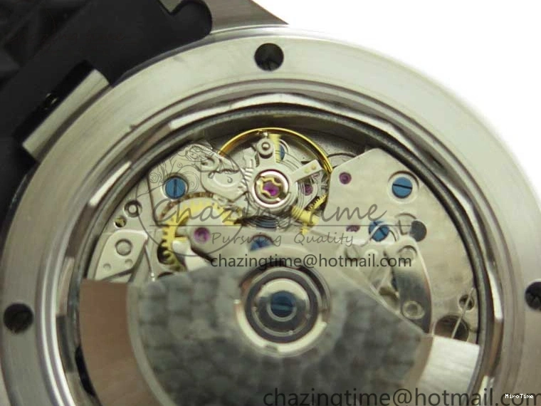 MIROTIME 0327 Aquatimer Chrono IW376702 SS BLS 1:1 Best Edition Black Dial on Black Rubber Strap A WellDesigned 7105